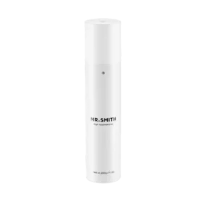 Witte spuitbus van Mr. Smith High Hold Hairspray van 200 gram.